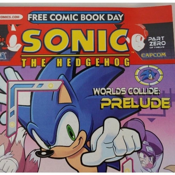 Sonic The Hedgehog SPECIAL FREE COMIC BOOK DAY Worlds Collide Hero 2013 Edition - Picture 6 of 9